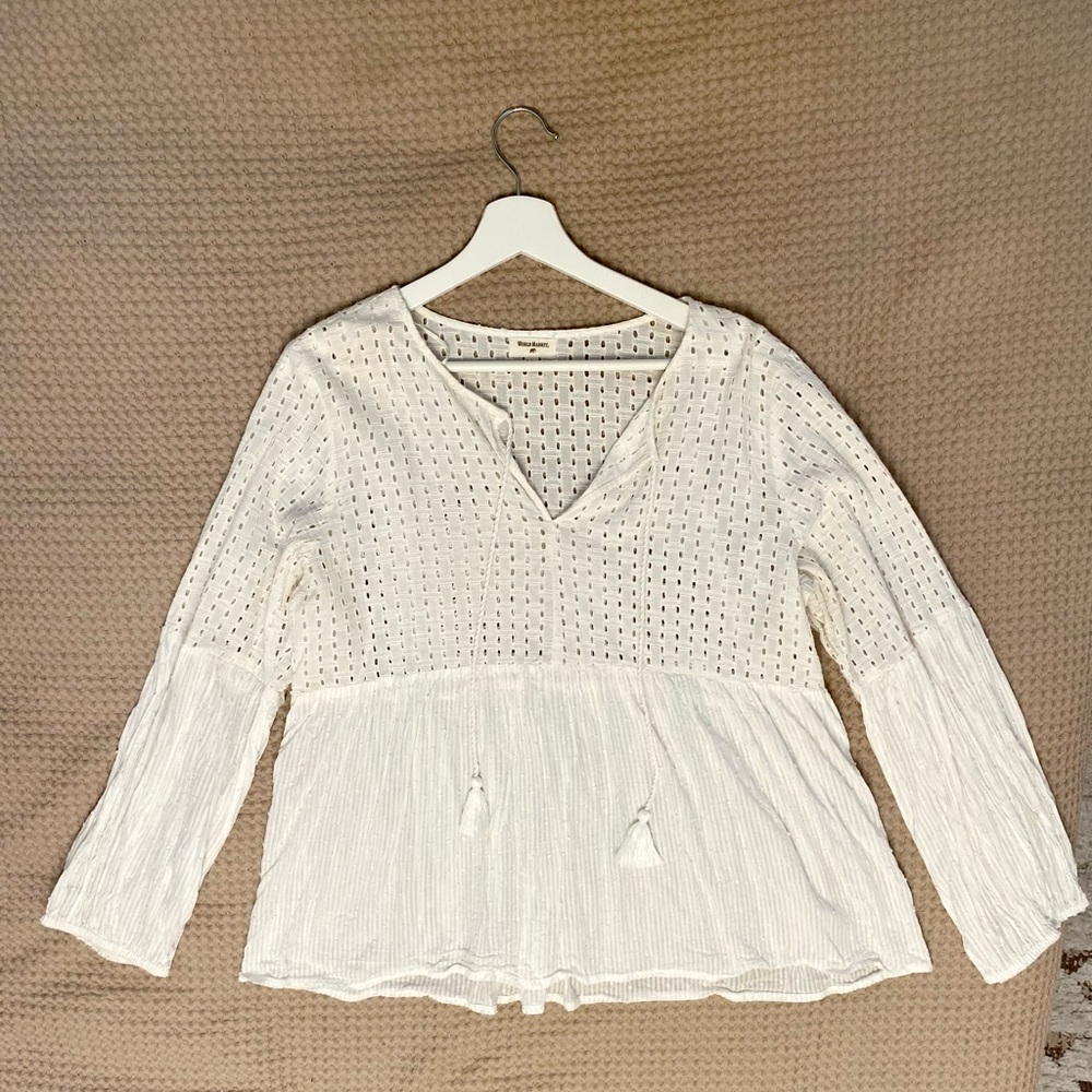 World Market Linen Cover-up